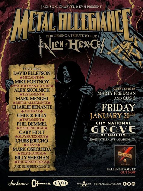 metal allegiance anaheim